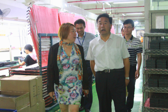 甘肃省武山县领导莅临MILE米乐参观考察