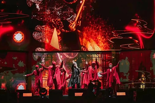 周杰伦新加坡演唱会，MILE米乐大屏闪耀全场！